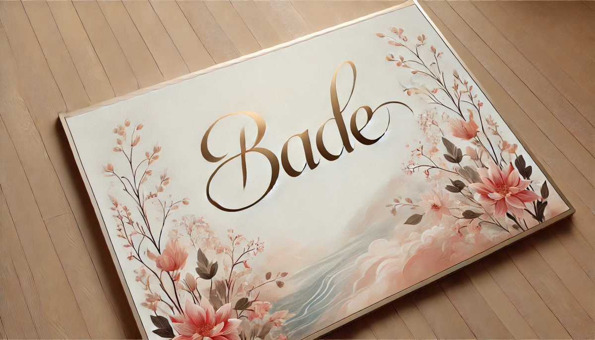 Bade isminin anlamı nedir? Bade ne demek?